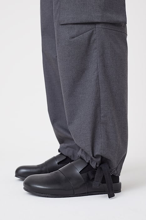 FREEPORT WIDE PANTS DARK GREY MELANGE 7
