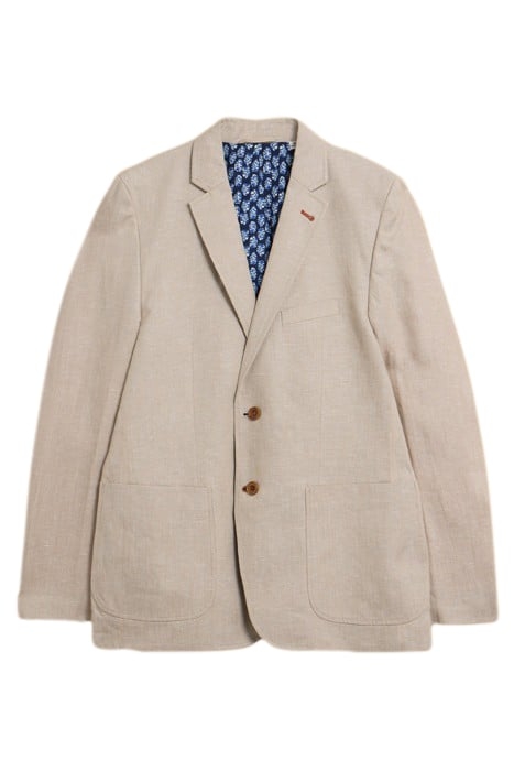LINEN BLAZER NATURAL WHITE 2