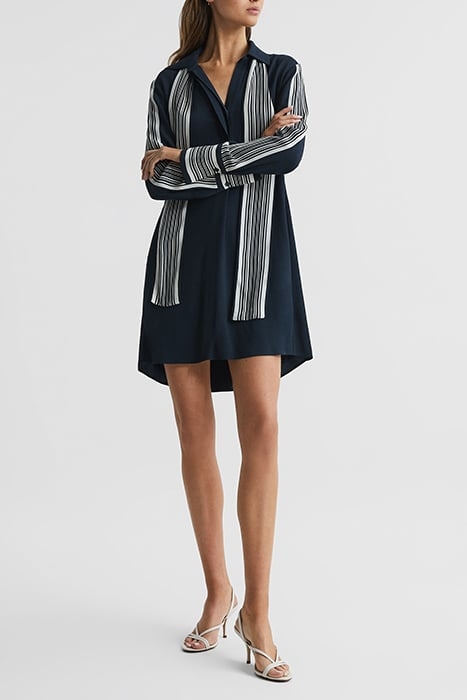 ELLIE-SIDE DRESS NAVY 5