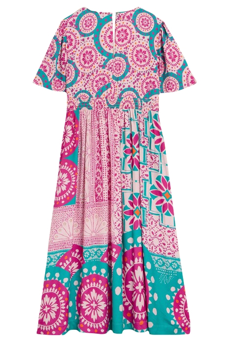 LUCY ECO VERO MINI DRESS PINK PRINTED 3