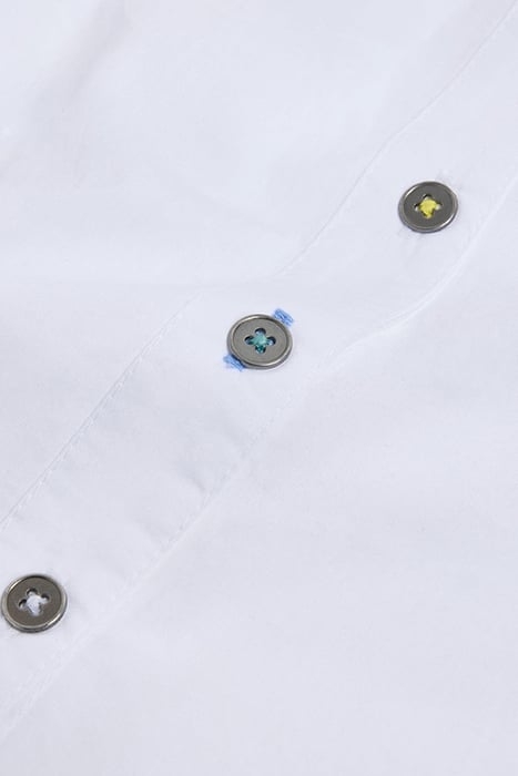 MELANIE MIX LONGLINE SHIRT NATURAL WHITE 4