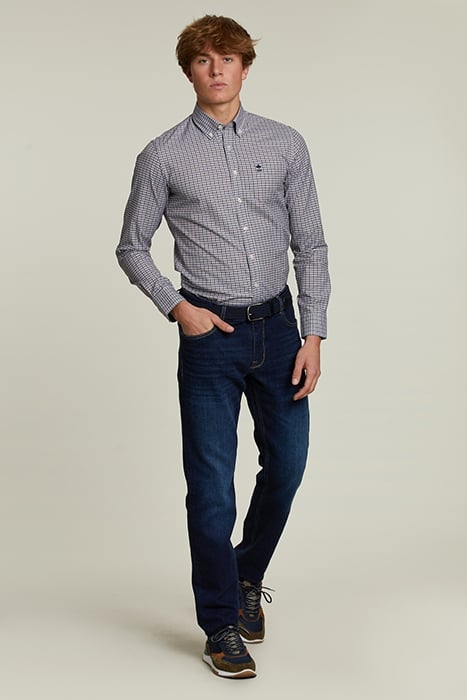 CUSTOM FIT PLAID SHIRT MULTI 3