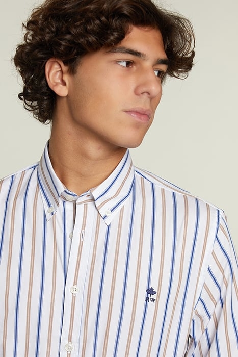 CUSTOM FIT STRIPED SHIRT MULTI 3