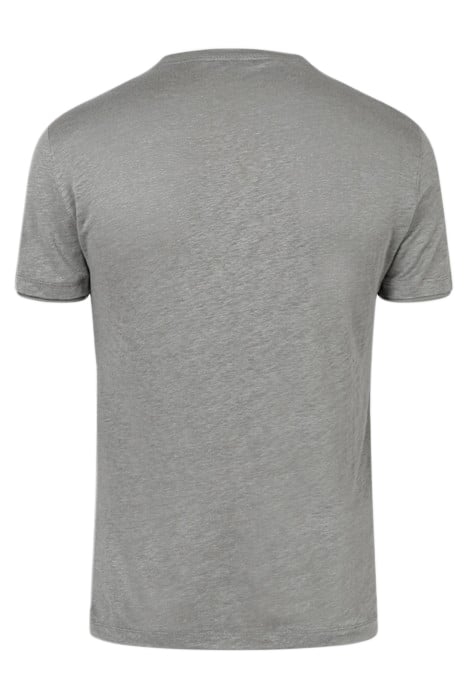 SS VNECK JRSY KNT PEWTER 2