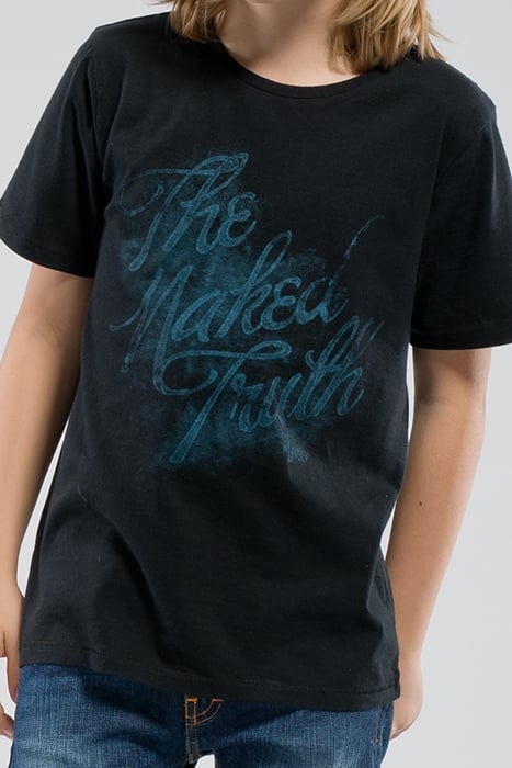 CHILDRENS T-SHIRT ORG. BLACK 1