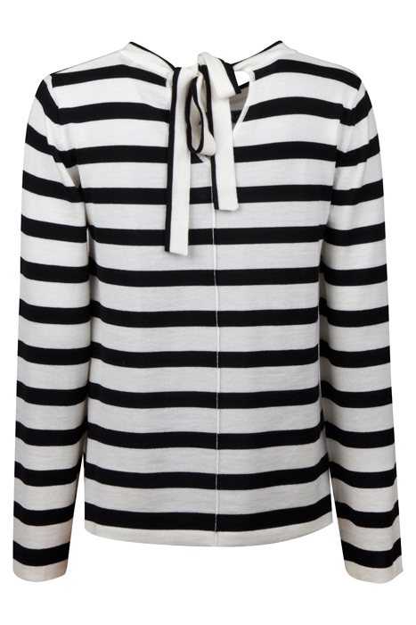 CELEST KNIT TOP WHITE STRIPE 2