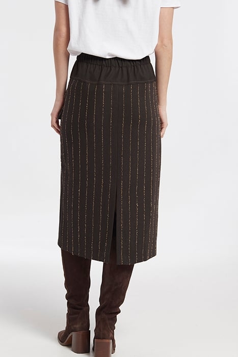 DIPLOMATIC LINE CARGO POCKETS SKIRT BROWN 2