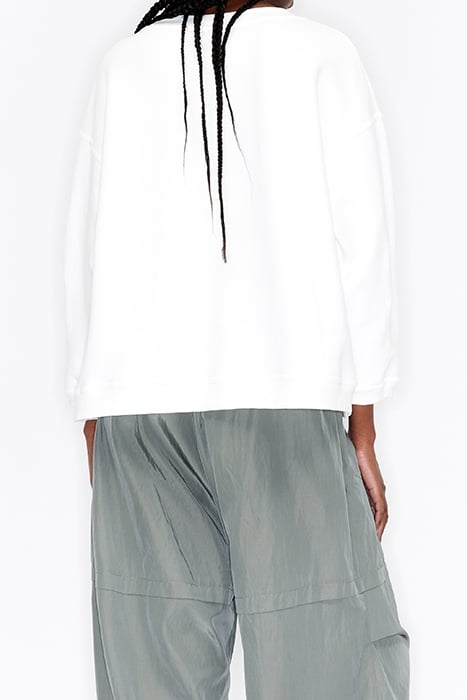 IVORY LOGO PRINT SWEATSHIRT 2