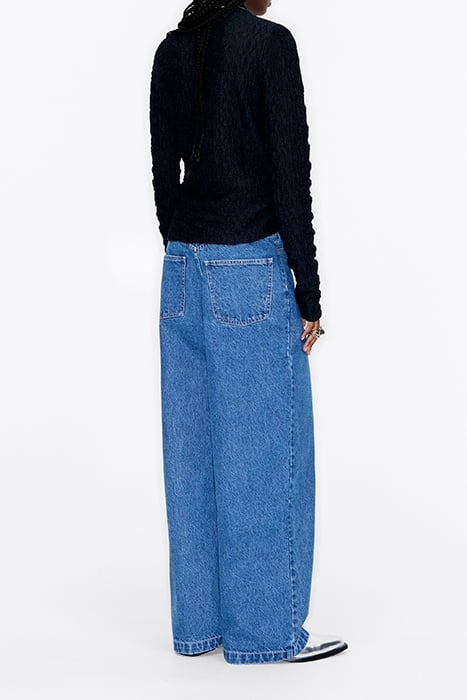 BLACK RUCHED T-SHIRT 2