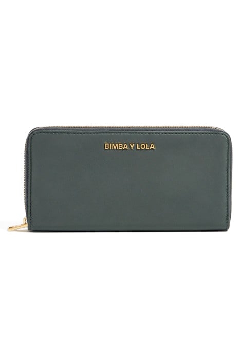 GREEN-GRAY HORIZONTAL WALLET 1
