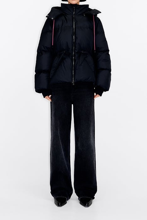 SHORT BLACK DOWN PUFFER JACKET 1