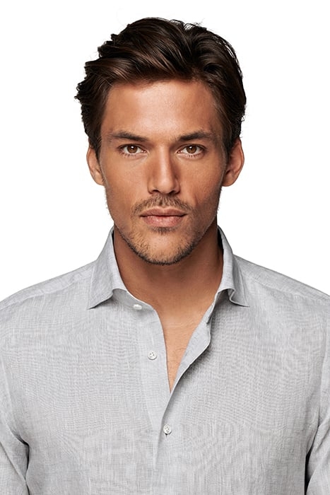 LIGHT GREY SLIM FIT SHIRT 6