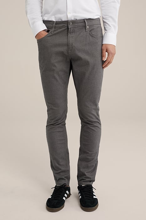 5-POCKET MID WAIST DARK GREY 1