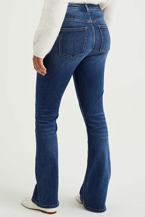 5-POCKET HIGH WAIST DARK BLUE 2