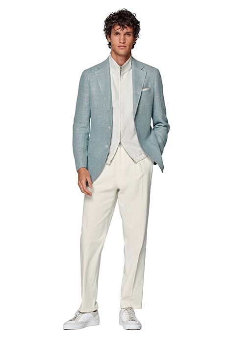 MINT BLUE TAILORED FIT HAVANA BLAZER 3