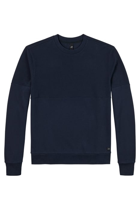 SULLIVAN | JERSEY PIQUÉ CREWNECK SWEATER NAVY BLUE 2
