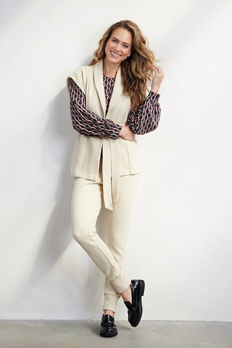 SLEEVELESS VEST DIAM SAND 2