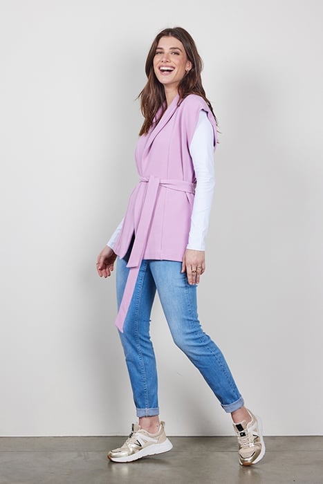 SLEEVELESS VEST DIAM MAUVE MIST 3