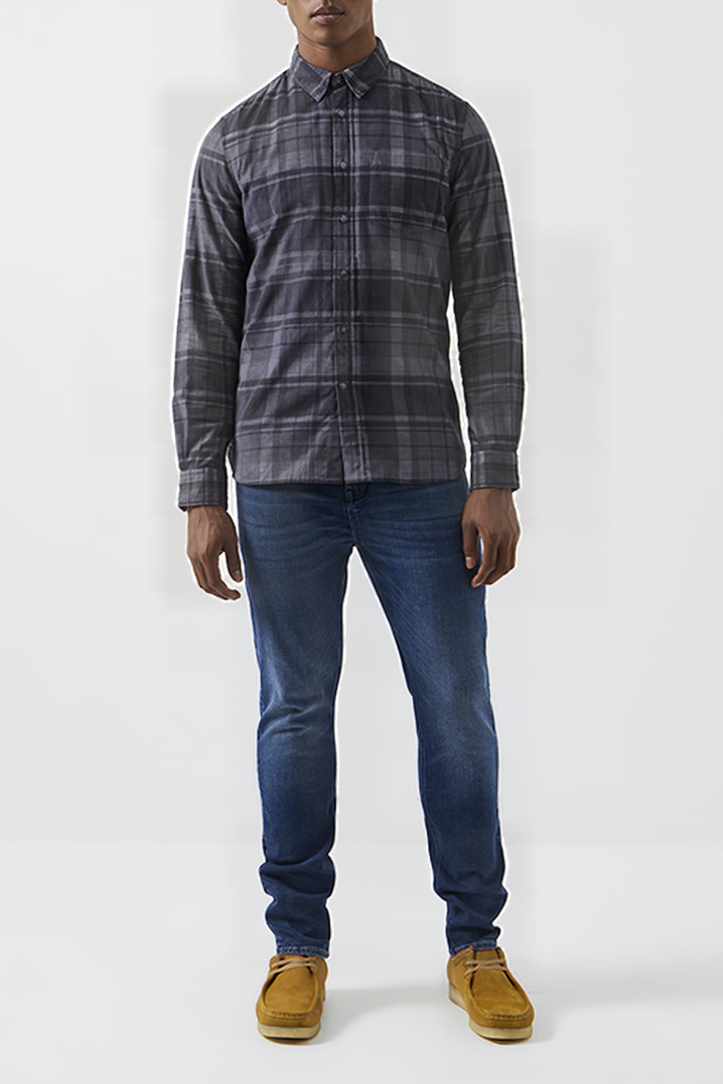 CORD HALDON CHECK BLACK 1