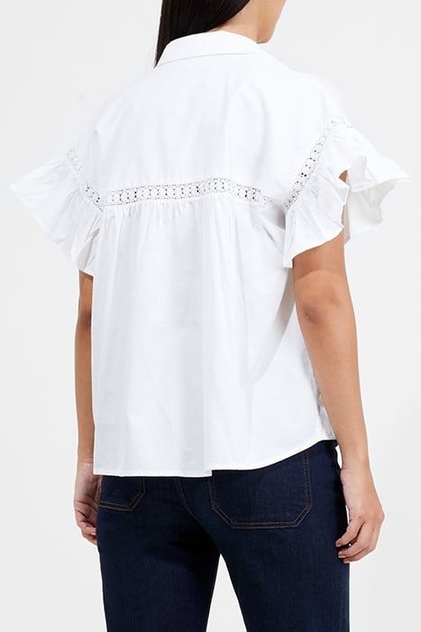 SINDEY COTTON SATIN SHIRT WHITE 2