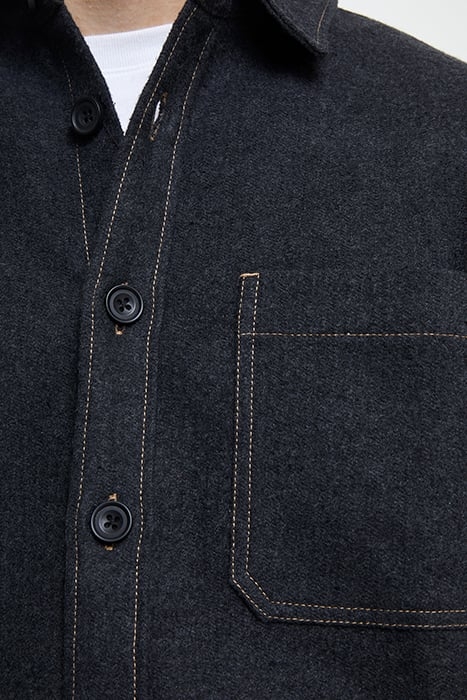 HEAVY MELANGE BLACK 4