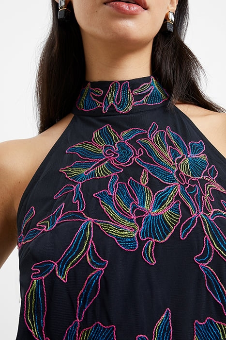 EMILIA EMBROIDERED TOP BLACK 4