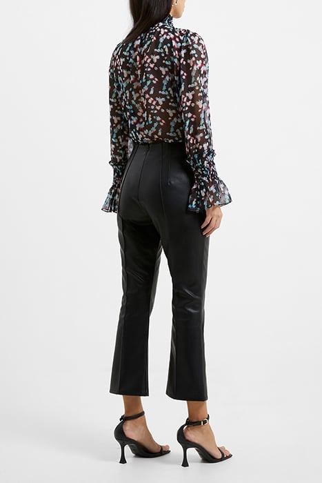 CLAUDIA PU STRETCH TROUSER BLACK 4