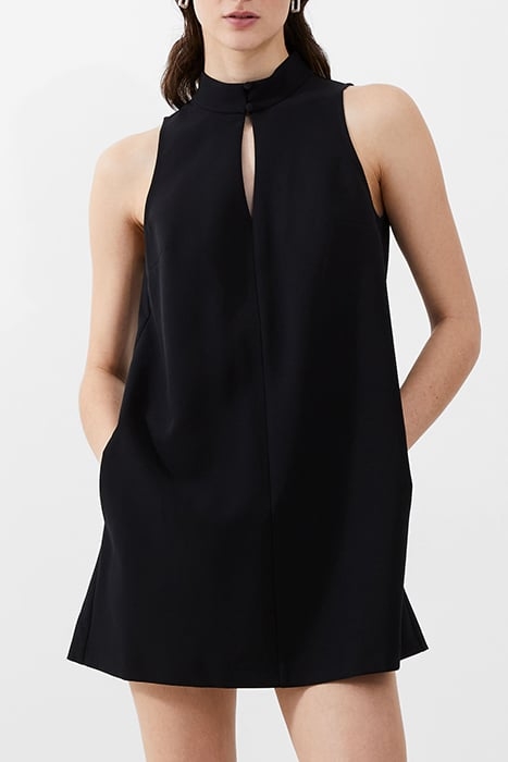 ECHO SLEEVELESS KEYHOLE DRESS BLACK 1
