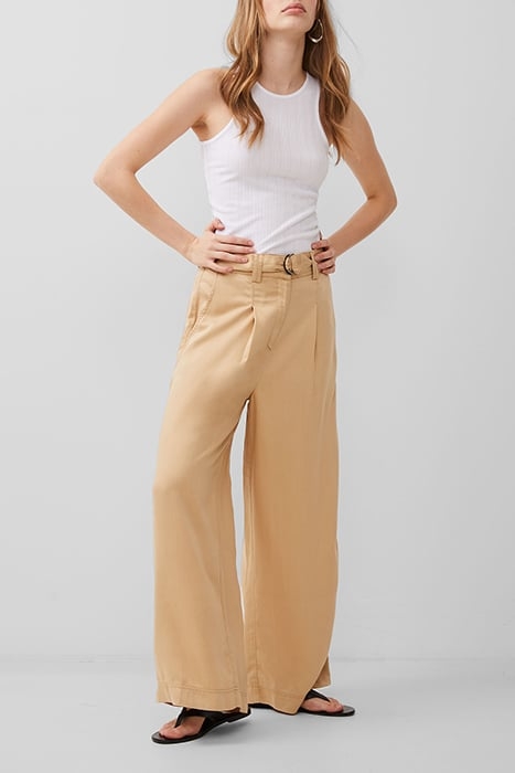 ELKIE TWILL TROUSER BROWN 2