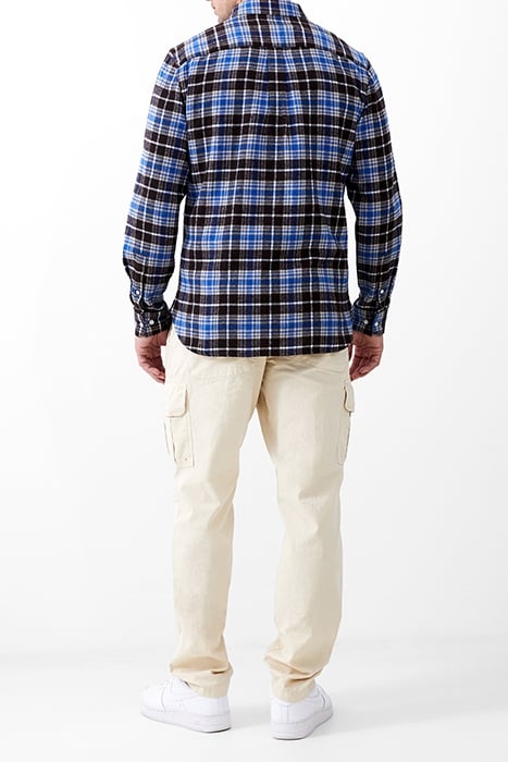 FLANNEL REGULAR FIT SHIRT ZERM BLUE 3