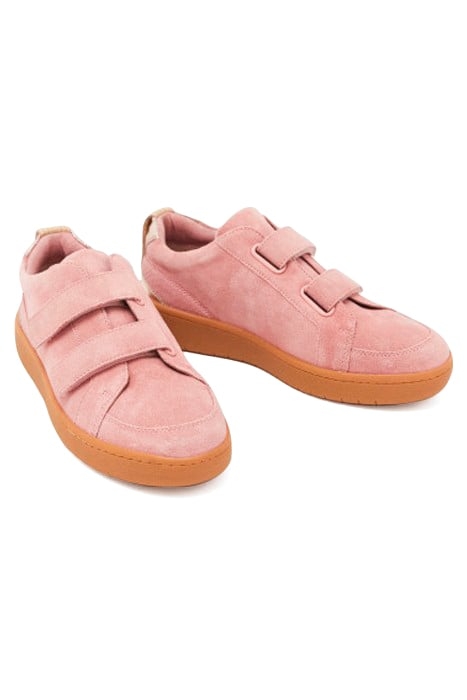 VELCRO SUEDE TRAINER TY PINK 2