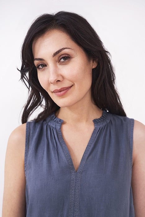 SOPHIA LINEN MAXI DRE TY BLUE 5