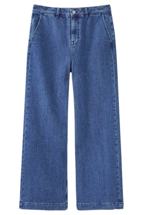 SADIE WIDE LEG JEAN DARK DENIM 3