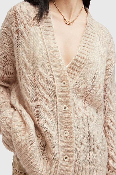 REGAN CARDIGAN ECRU WHITE 8