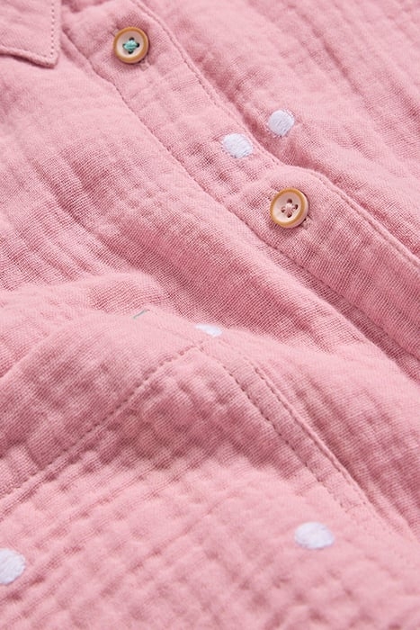 EMMA DOUBLE CLOTH SHIRT PINK 3