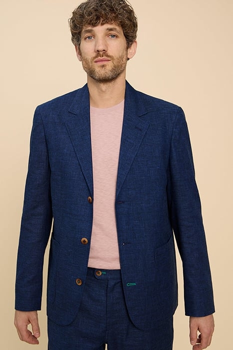 LINEN BLEND BLAZER DARK NAVY 1