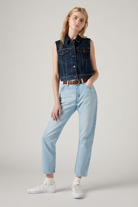 501 STRAIGHT JEANS BLUE 6
