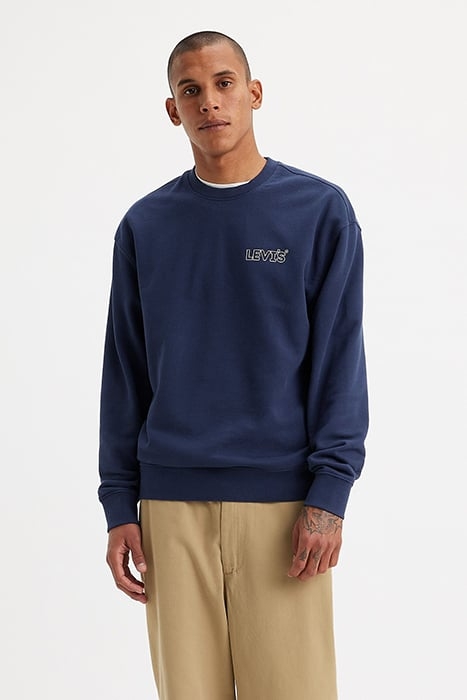 RELAXD SWEATER NAVY 1