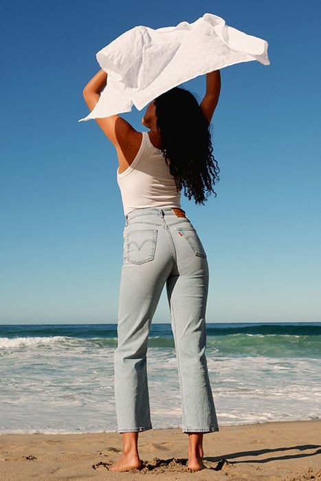 RIBCAGE STRAIGHT JEANS BLUE 8