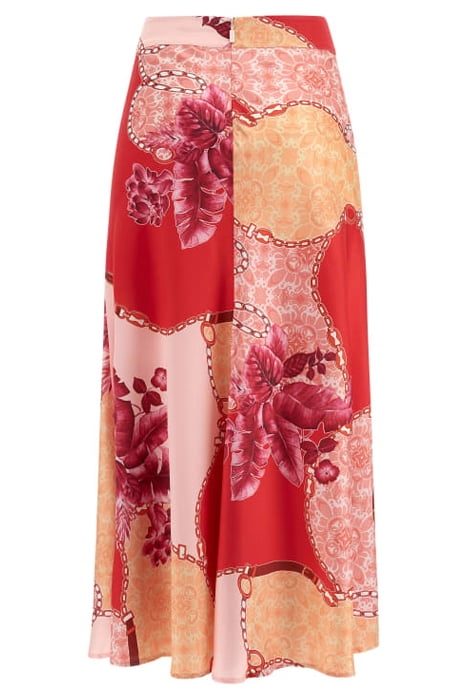 CLAUDIA SKIRT ISLAND LIFE PRINT 2