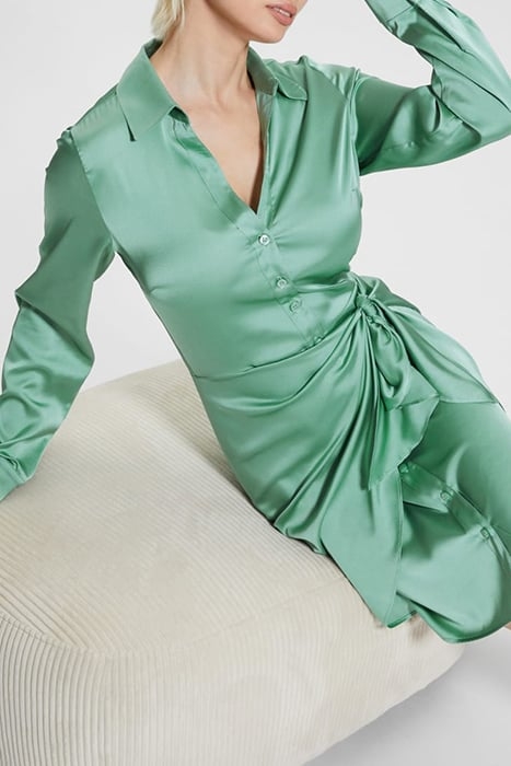 ES LS ALYA DRESS VITAL GREEN 7