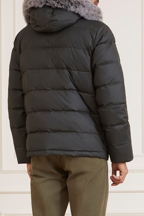 REAL DOWN PUFFER JAC HUNTER WINTER JACKET GREEN 2