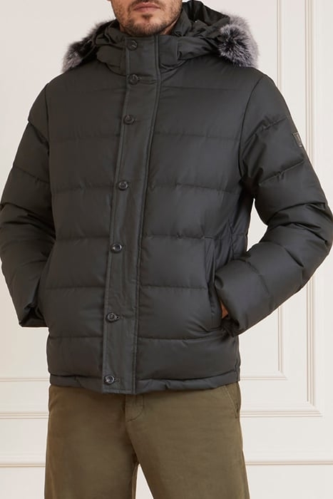 REAL DOWN PUFFER JAC HUNTER WINTER JACKET GREEN 1