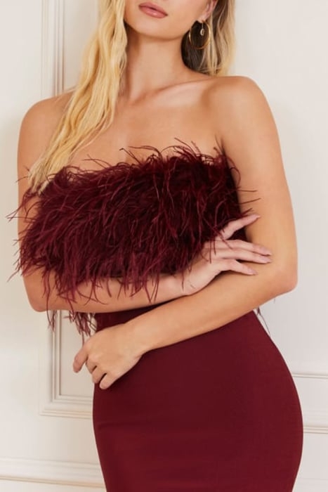 EVITA BANDAGE MINI DRESS VINO 6