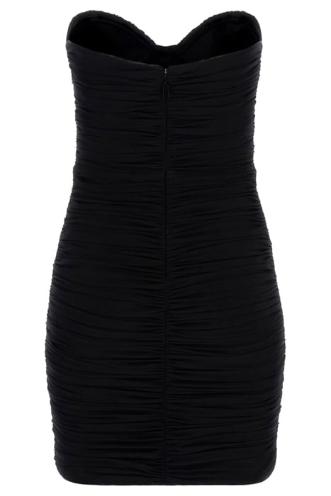 ALANNAH MESH DRESS JET BLACK 6