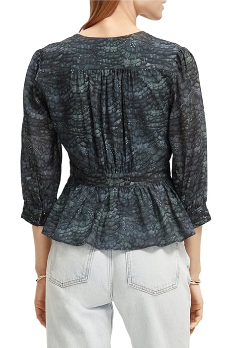 WRAP TOP FEATHER BOTTLE GREEN 2