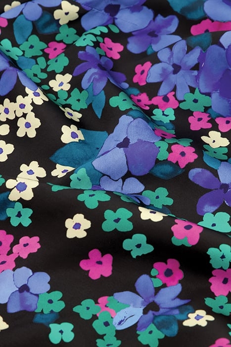 MARLOES DRESS BLACK/FEELING GREEN 5