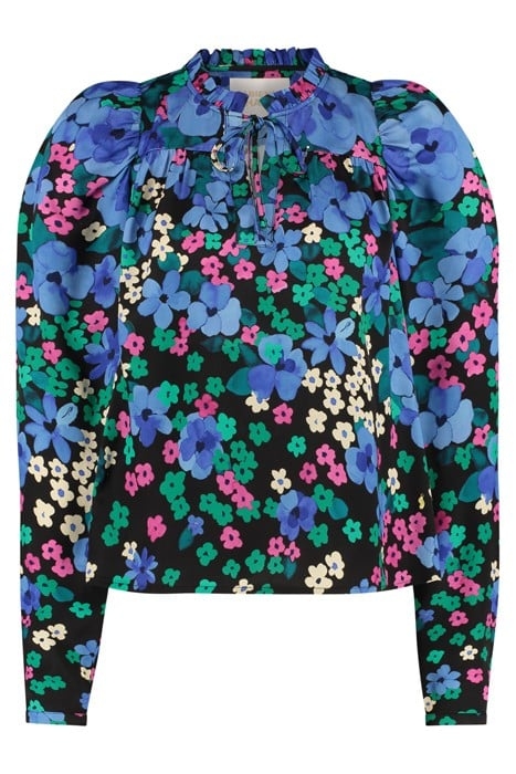 DIDI TOP BLACK/FEELING GREEN 4