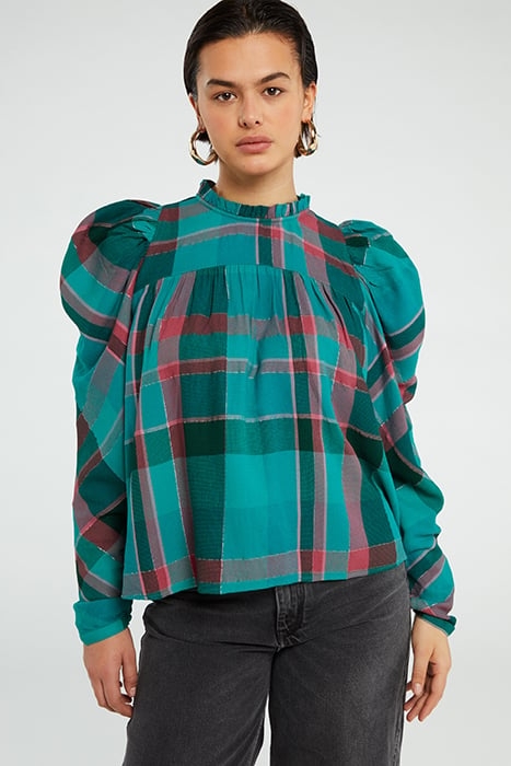 VIVI TOP BRIGHT TEAL 1