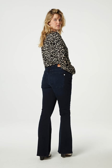 SUNRISE BLOUSE BLACK/OAT MELANGE 3